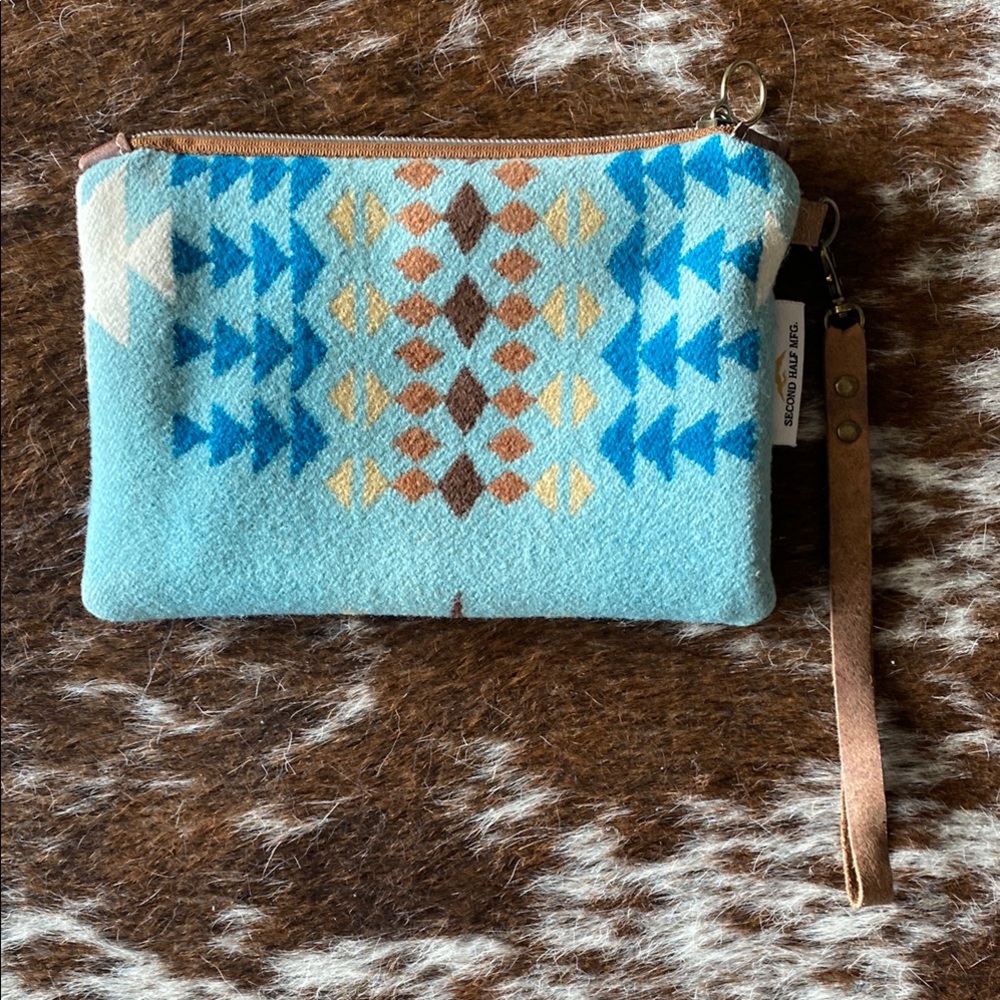 Pendleton purse wristlet clutch